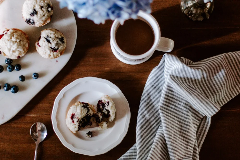 At the Blueberry Farm | Berries and a Muffin Recipe