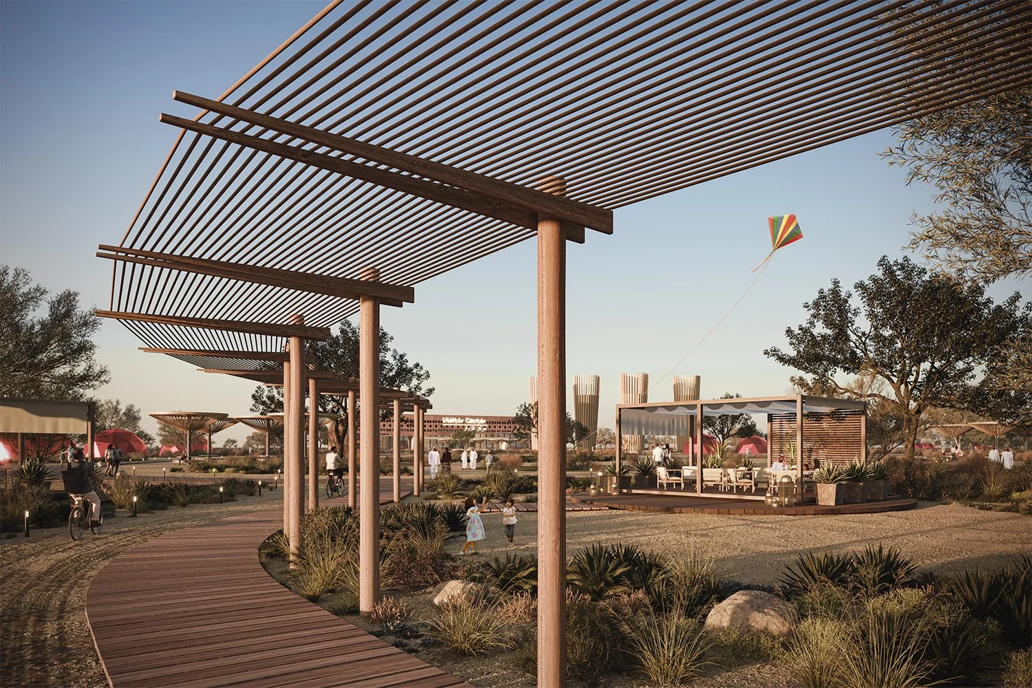 Masterplan architectural visualization, URBNITA