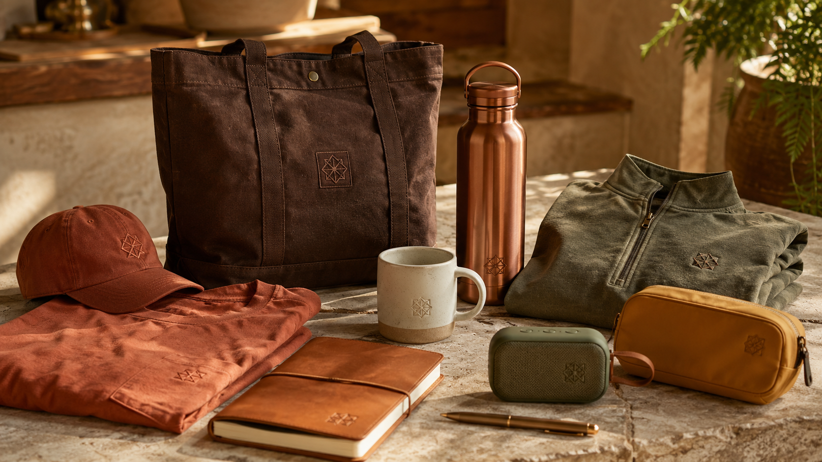 The New Earthy Edit: Warmer Colors Come to Branded Merch