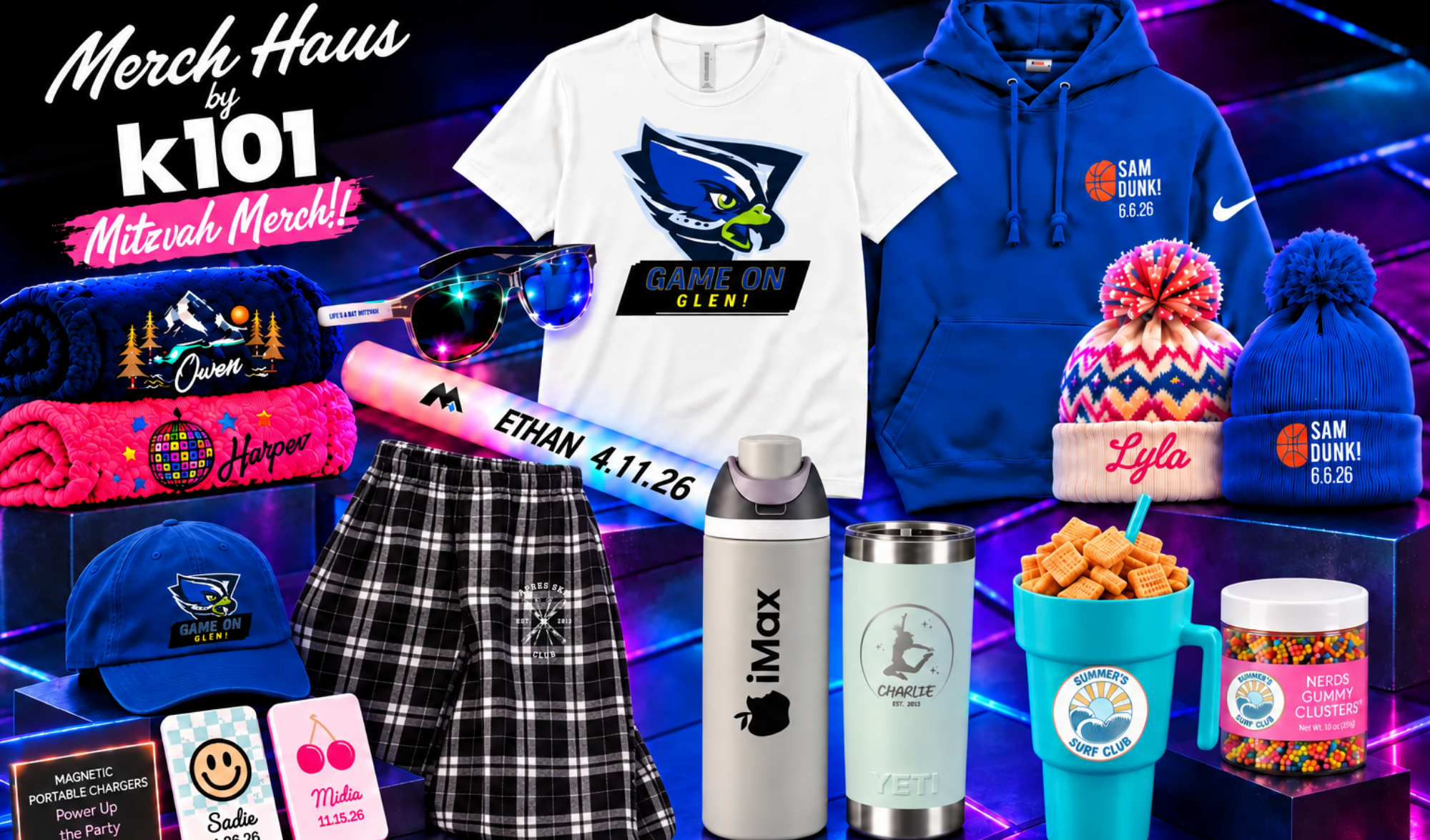Merch Haus k101 Mitzvah Merch Hero