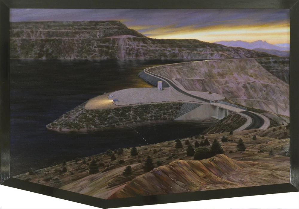 Overlooking Rosa - 43"x61" - 1993