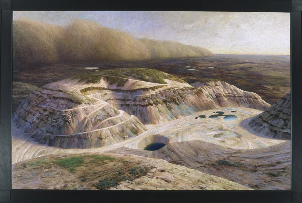 Gold and Dust - 48" x 78" - 1998