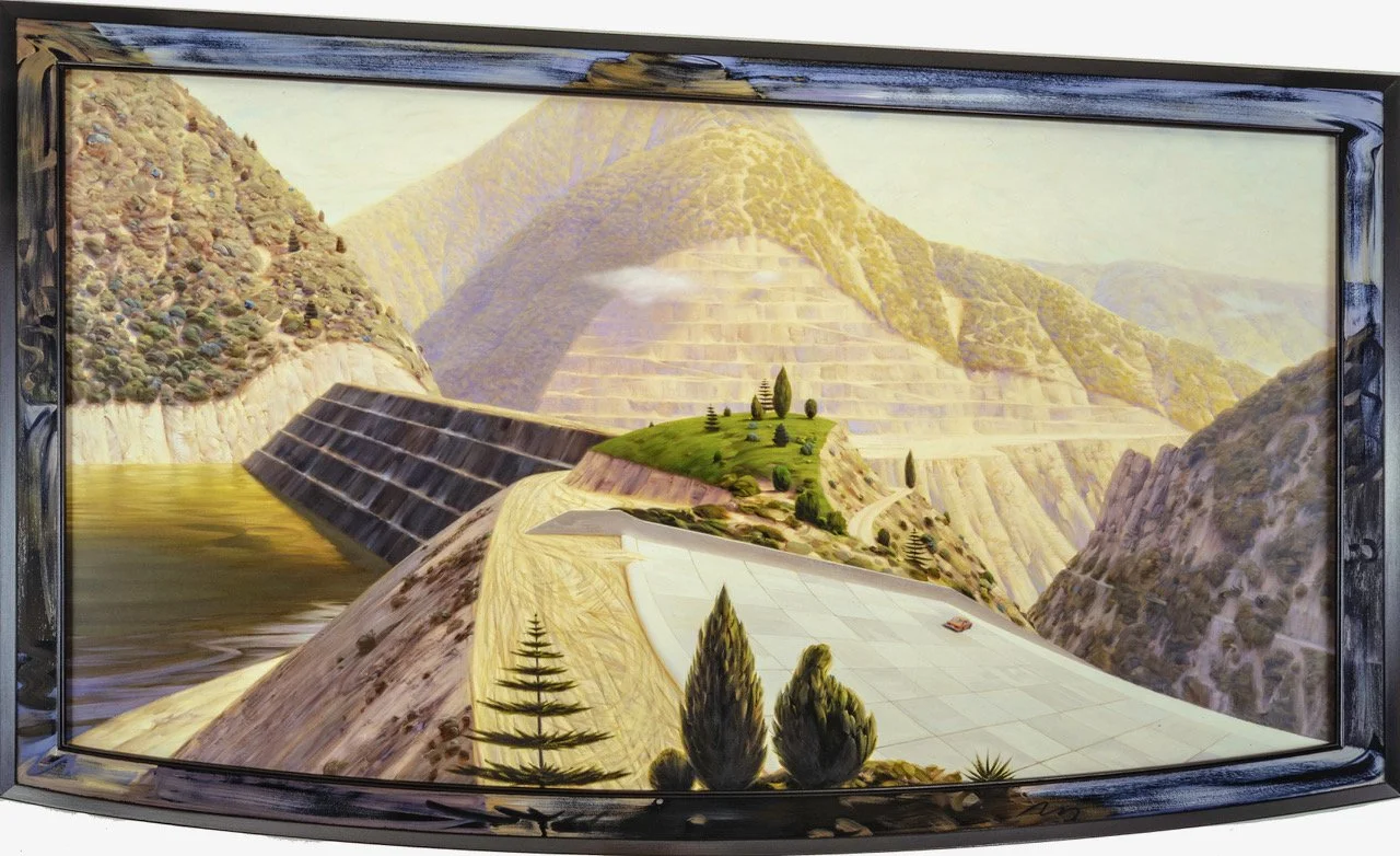 Park, 2018, Oil on Panel, 48 x 83"