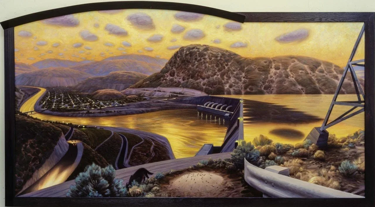 Ants, 1991, Oil on panel, 55 x 97"