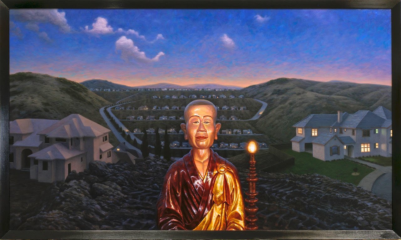 Convenants, 2010, oil on panel, 48 x 83"