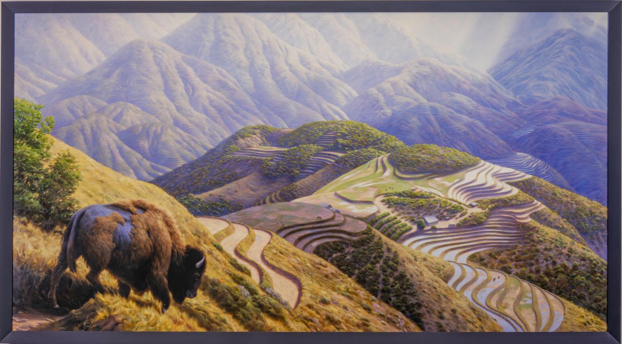 Beast, 2009, Oil on Panel, 48 x 90"