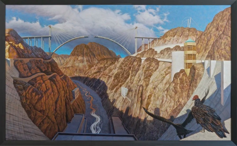 Big Drop, Notes from the River's Journal, 2014, 48" x 80" 