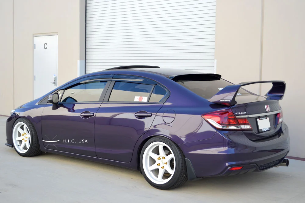 2015 Civic Rear Rear Visor - Civic 12-15 4dr Gen 2 — H.I.C. USA