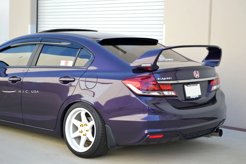 2015 Civic Rear Rear Visor - Civic 12-15 4dr Gen 2 — H.I.C. USA