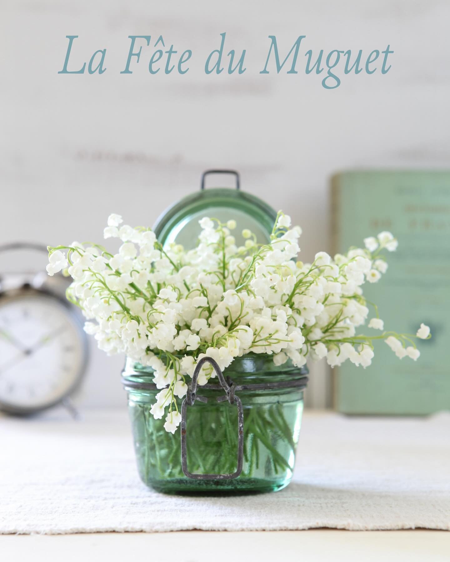 Happy 1st of May!  Lily of the valley will always and forever remind me of my dad {gardener extraordinaire} and my childhood home where these miniature beauties grew in abundance. I love that lily of the valley are a special part of the May 1st holid