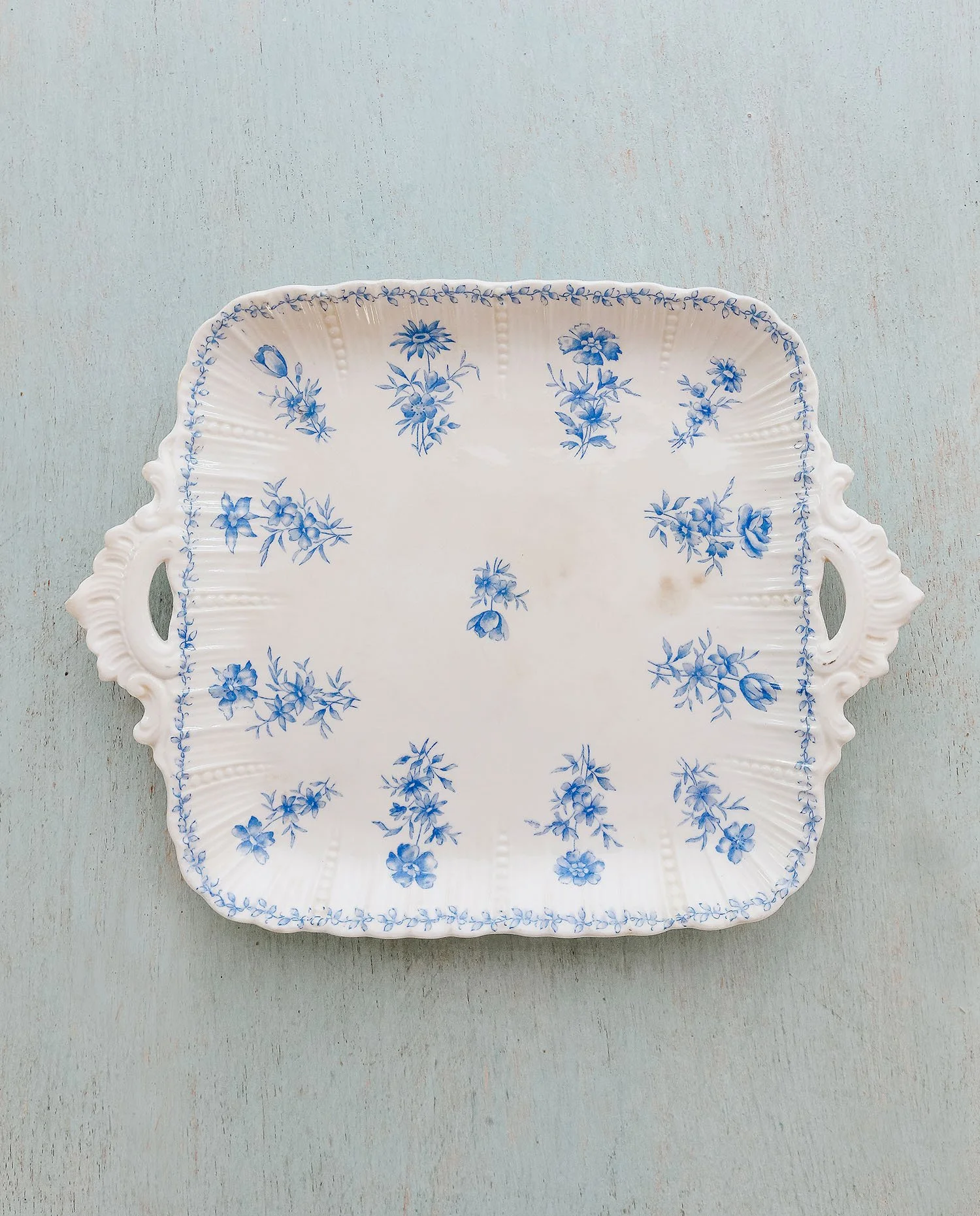 Antique French Sarreguemines Platter