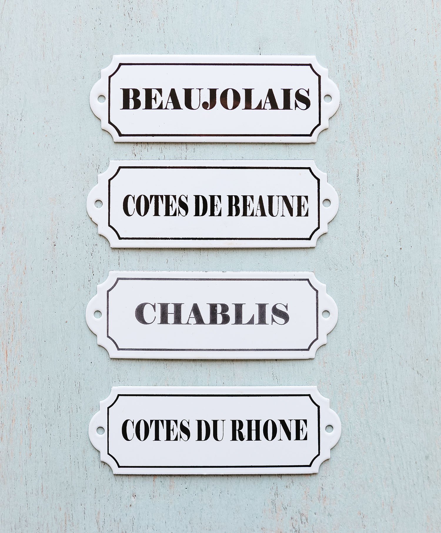 Vintage French Wine Plaques