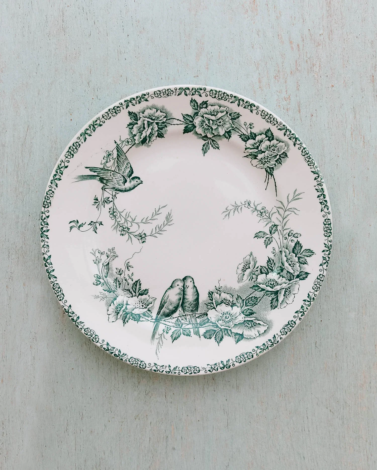 Single Vintage French Plate