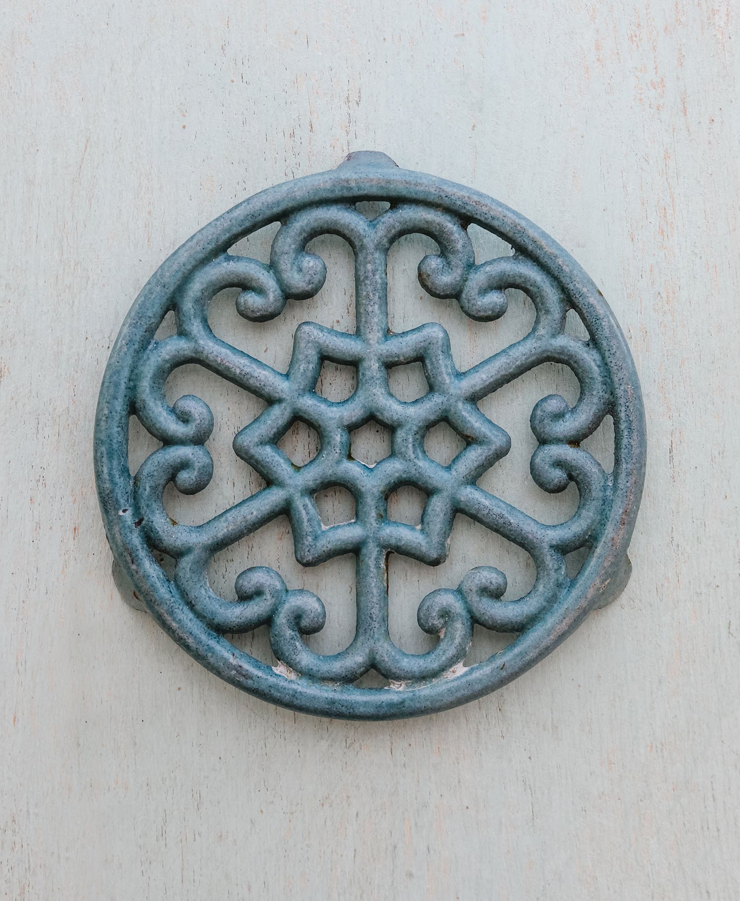 Vintage French Blue Trivet