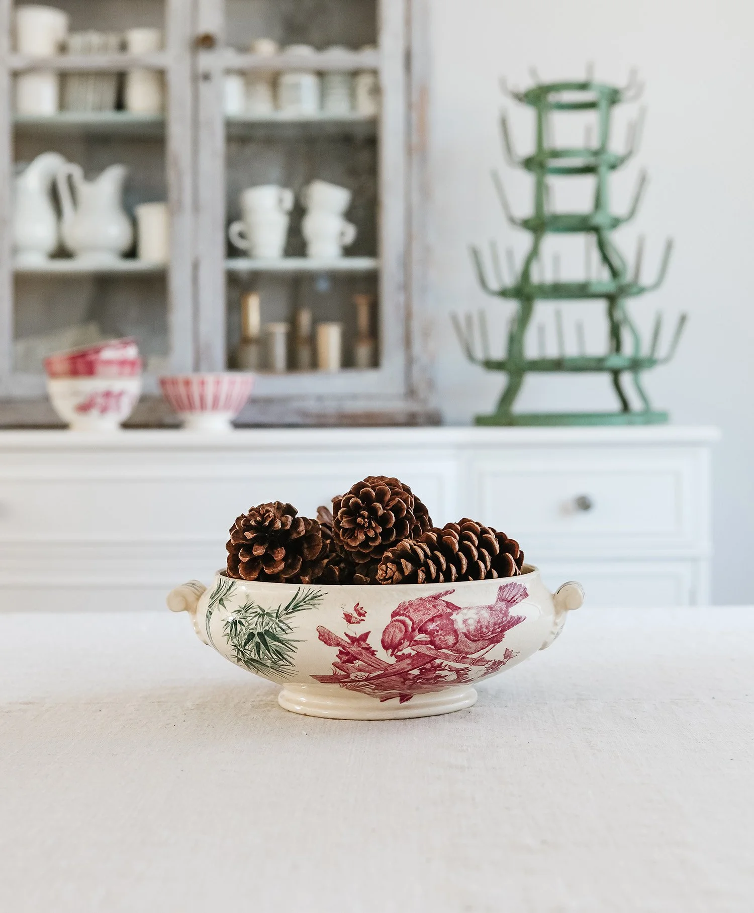 Antique French Oiseaux Tureen