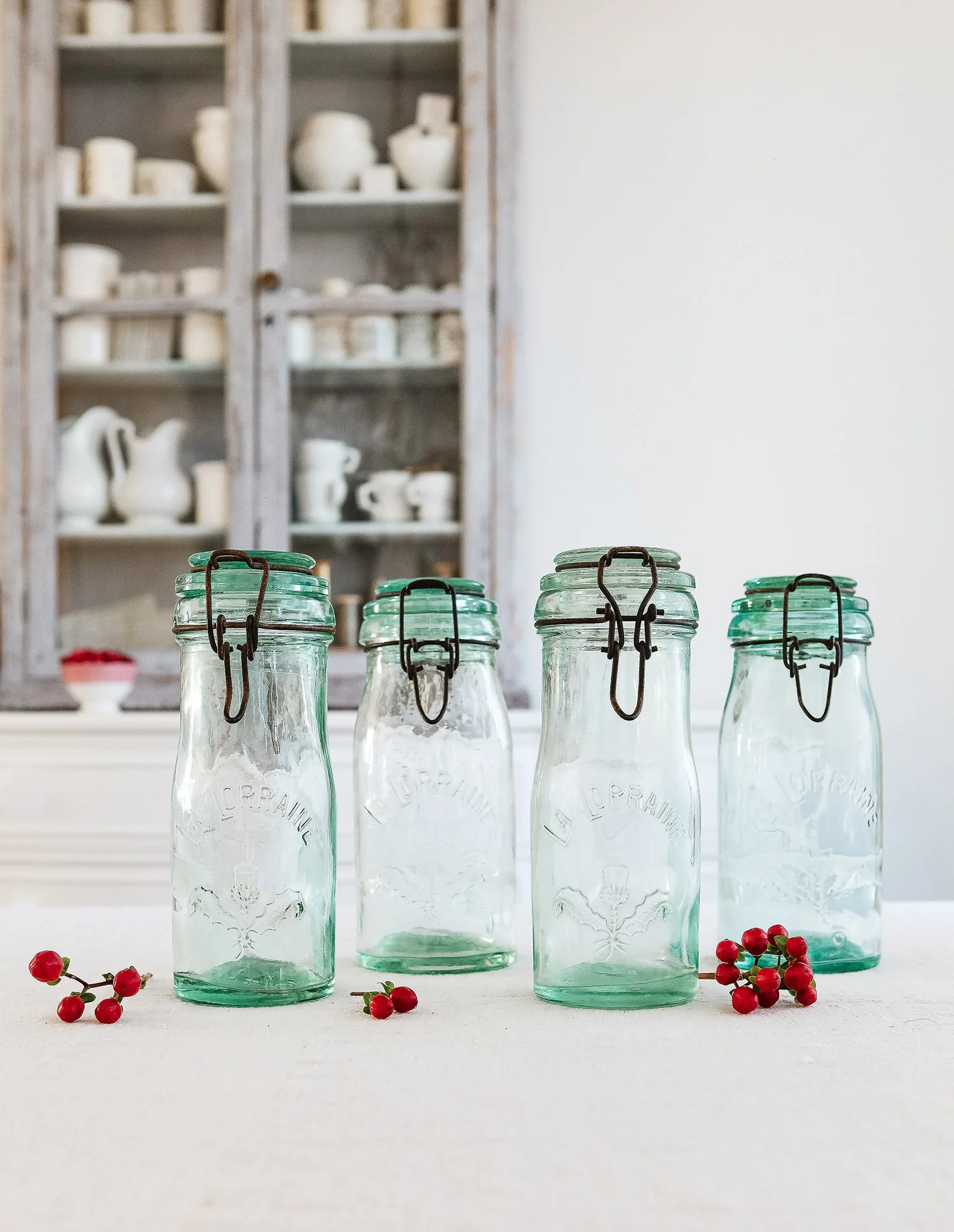 Vintage French La Lorraine Jars