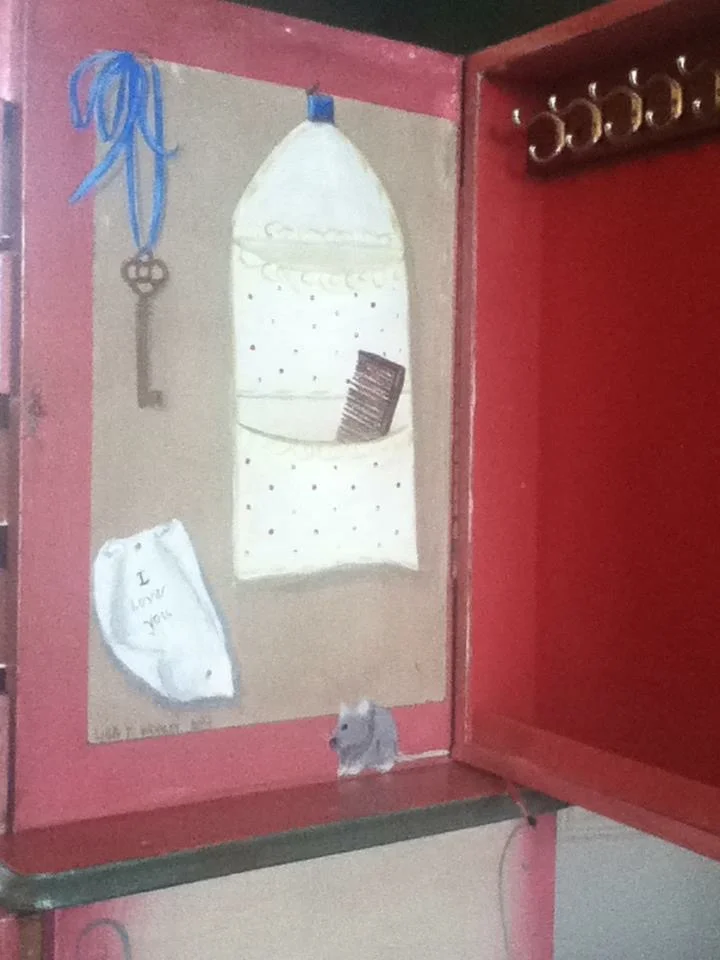 JEWELRY BOX - HAND PAINTED CLUTTER