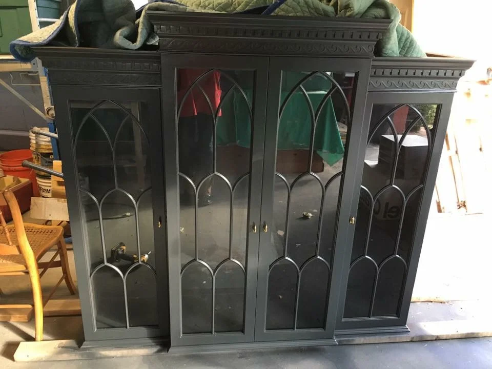 PAINTED CHINA CABINET