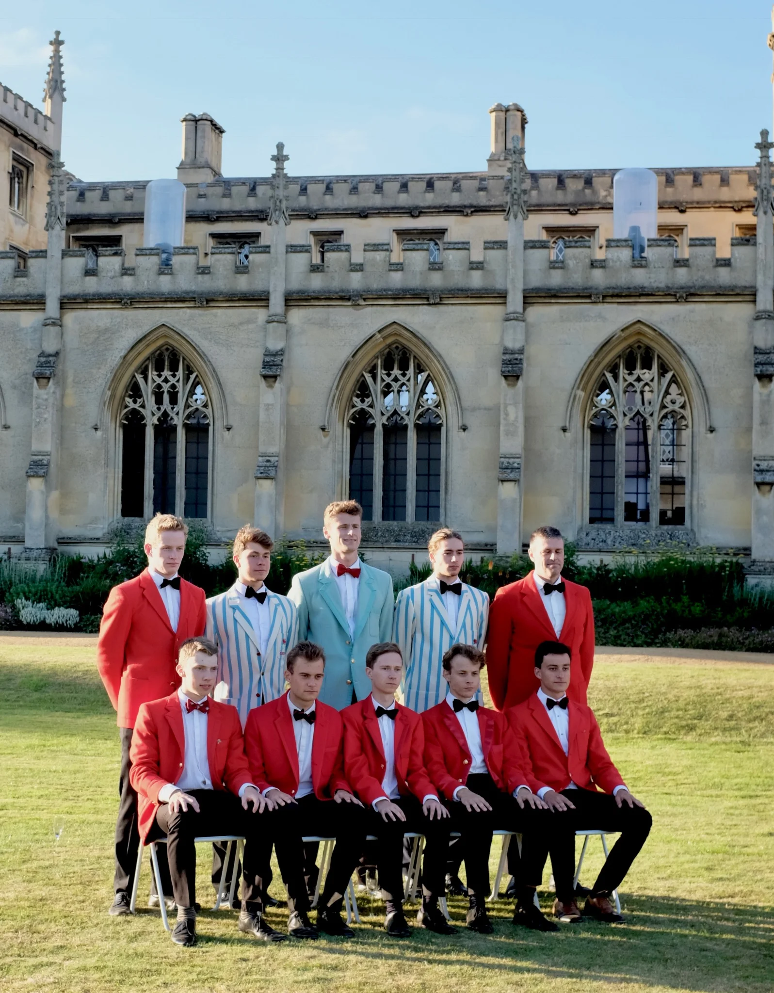 The 2018 M1 Mays Crew, with Charles Fisher (CUBC), Felix Konix (CULRC), and Theo Weinberger (CULRC).