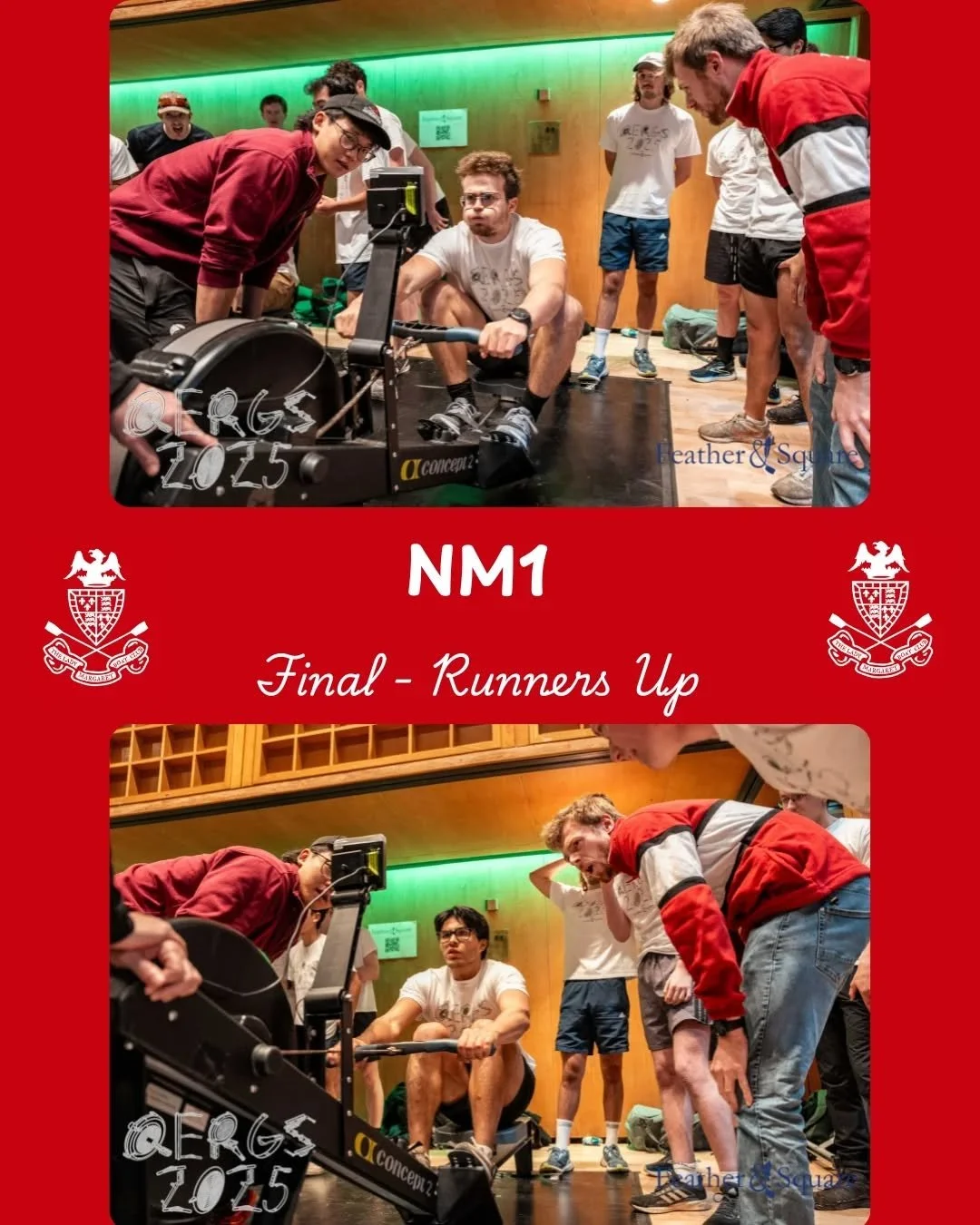 LMBC takes on QErgs 2025
This weekend our novice crews sweated, screamed and smashed out the annual 8x500m erg relay. The Maggie crews can all be proud and were always showing impressive team spirit while fighting hard through the pain!

Our first cr