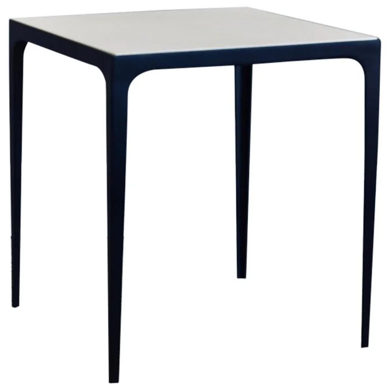 Esquisse Parchment And Wrought Iron Side Table Blend Interiors