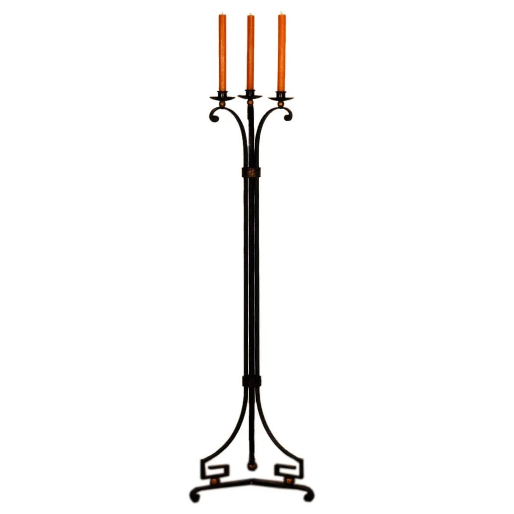 Exceptional French Candelabra in the style of Gilbert Poillerat