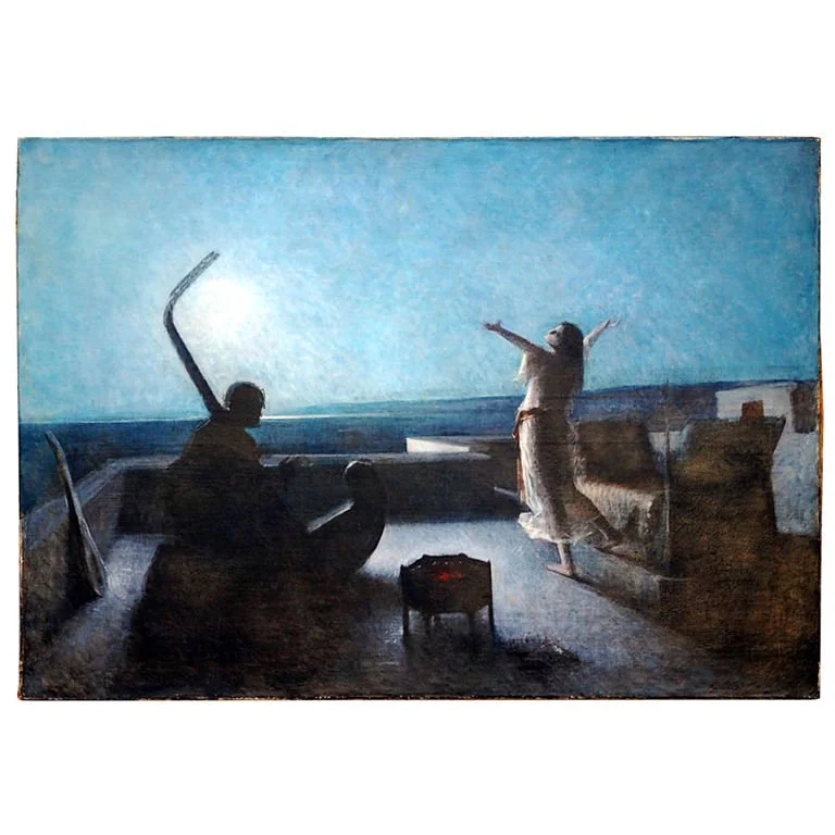 Large Orientalist Oil Painting