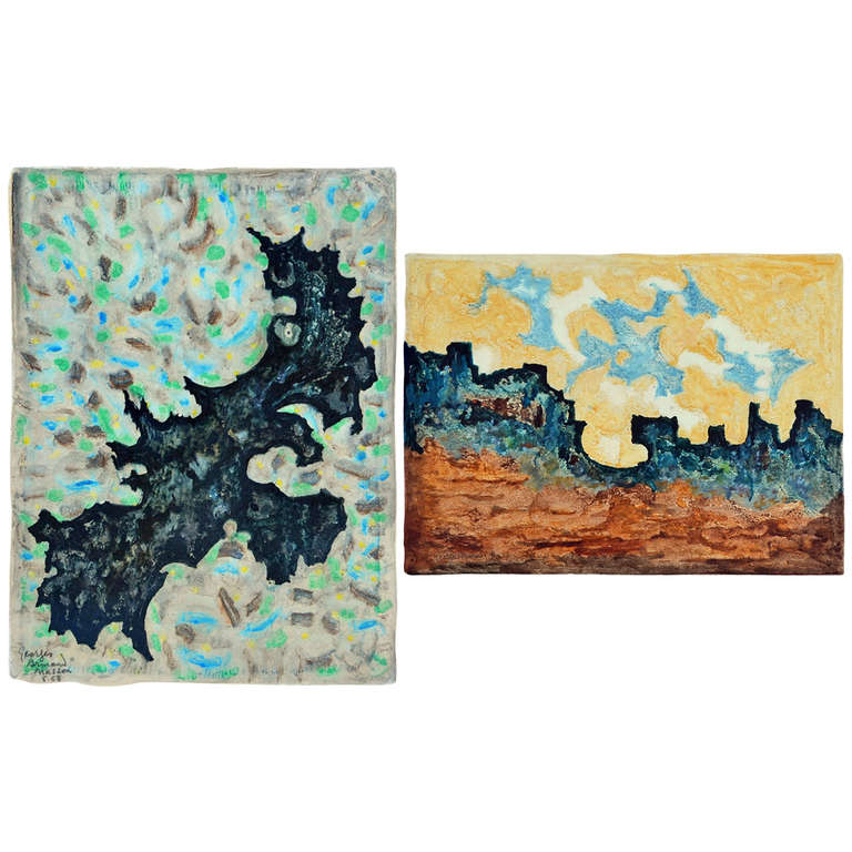 Pair of Monotypes by Georges-Armand Masson