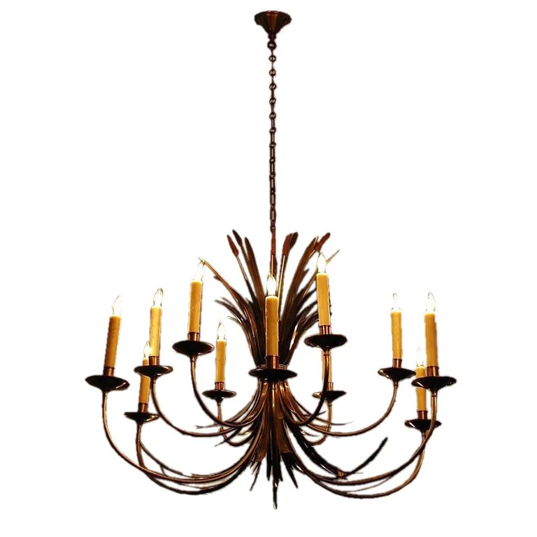 Large French 1960s Chandelier by Maison Charles