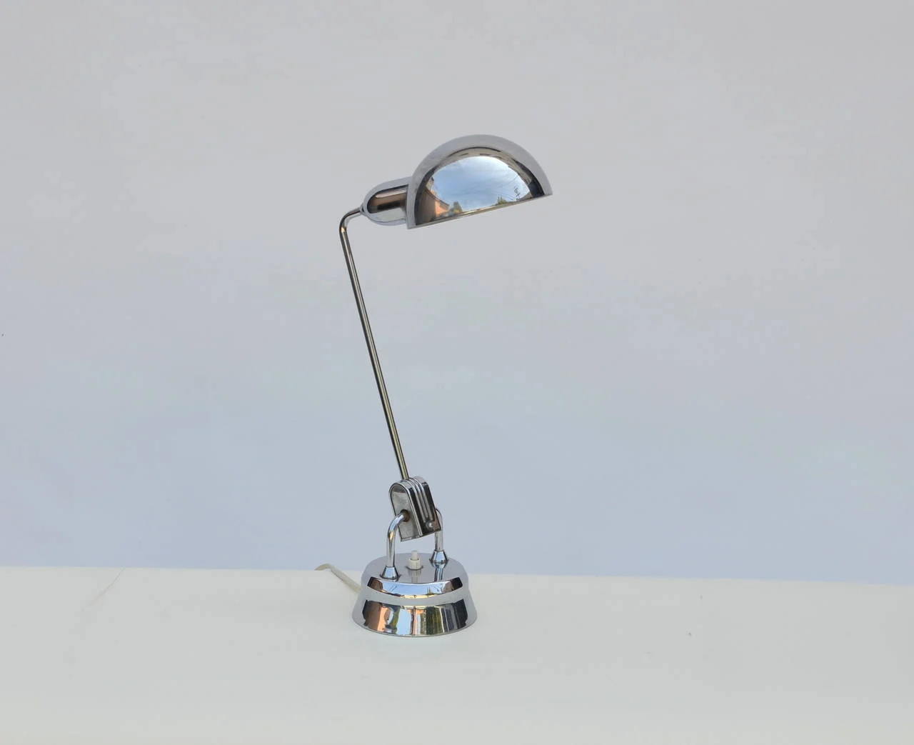 Original Jumo 600 Chrome Lamp Selected by Charlotte Perriand