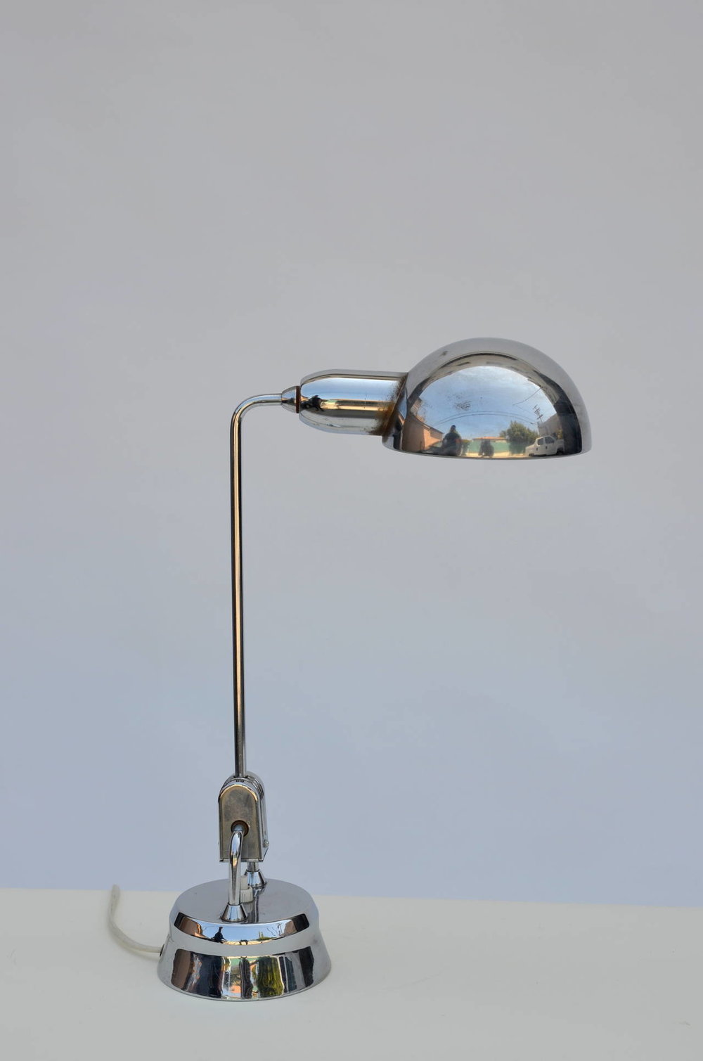 Original Jumo 600 Chrome Lamp Selected by Charlotte Perriand