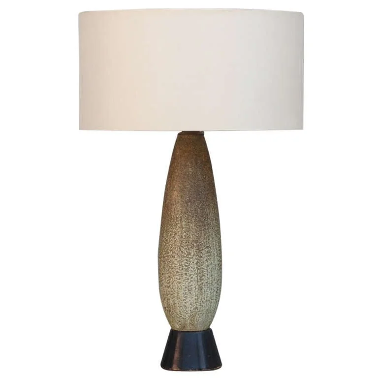 Studio Ceramic Oblong Lamp