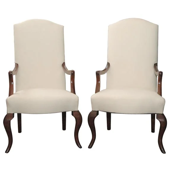 Pair of Referenced Armchairs by Jean-Charles Moreux