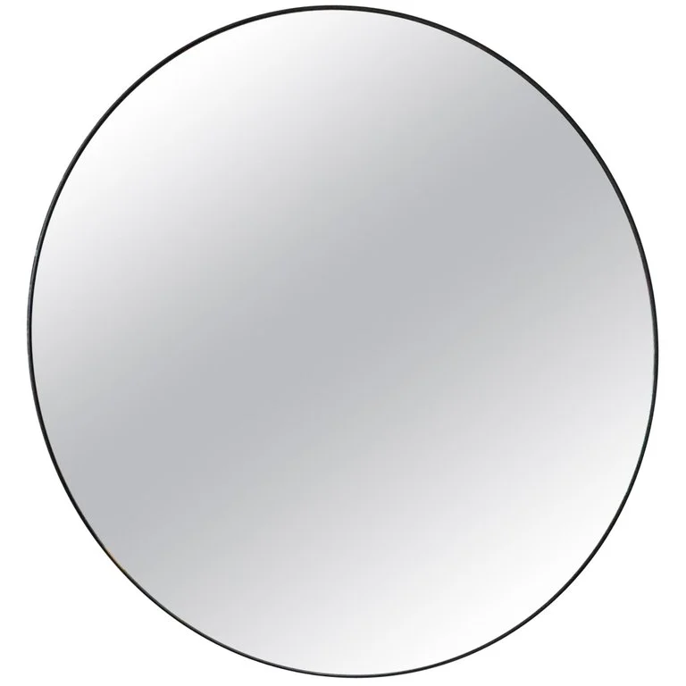 Oversized 'Cerceau' Round Mirror by Design Frères