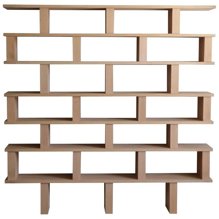 'Verticale' Solid Oak Shelving Unit