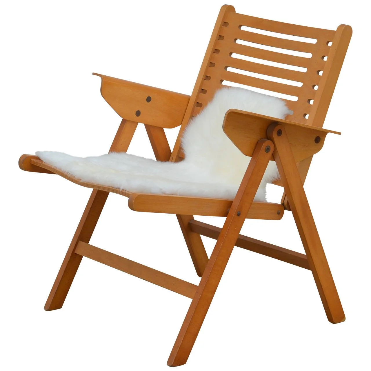 Iconic Vintage Folding Rex Lounge Chair by Niko Kralj