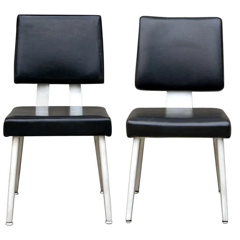 Pair of Vintage GF GoodForm Aluminum Task Chairs