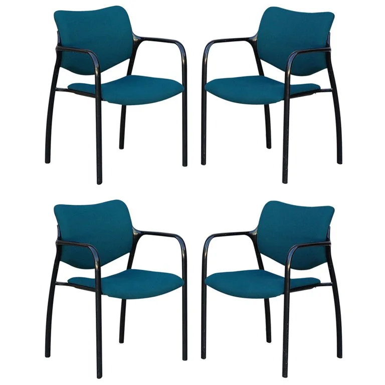 Set of 4 modern dining chairs by Mark Goetz for Herman Miller