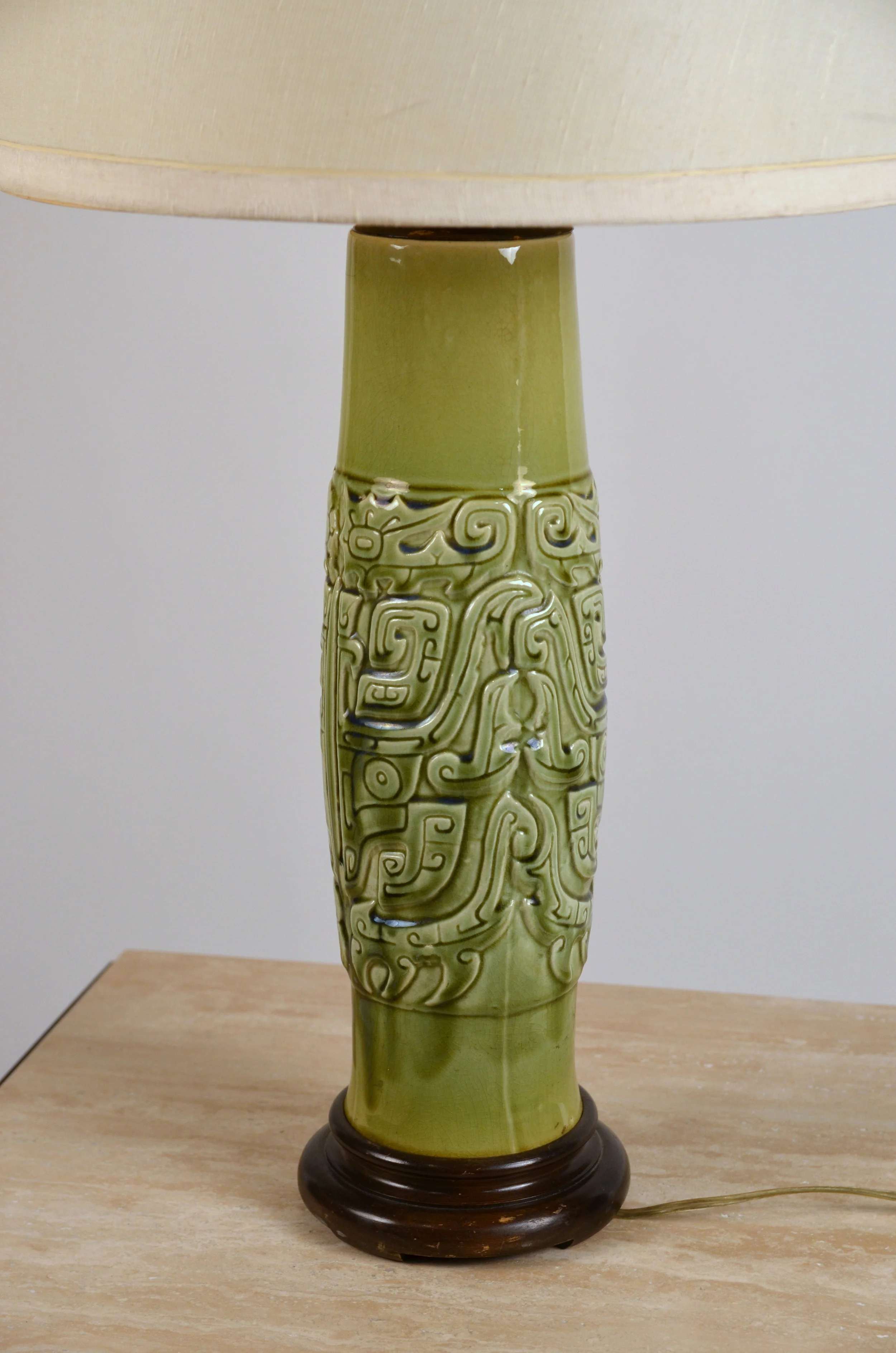 Mayan green ceramic lamp (3).JPG