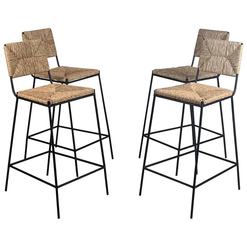 Set of 'Campagne' Counter Height Stools by Design Frères — Blend