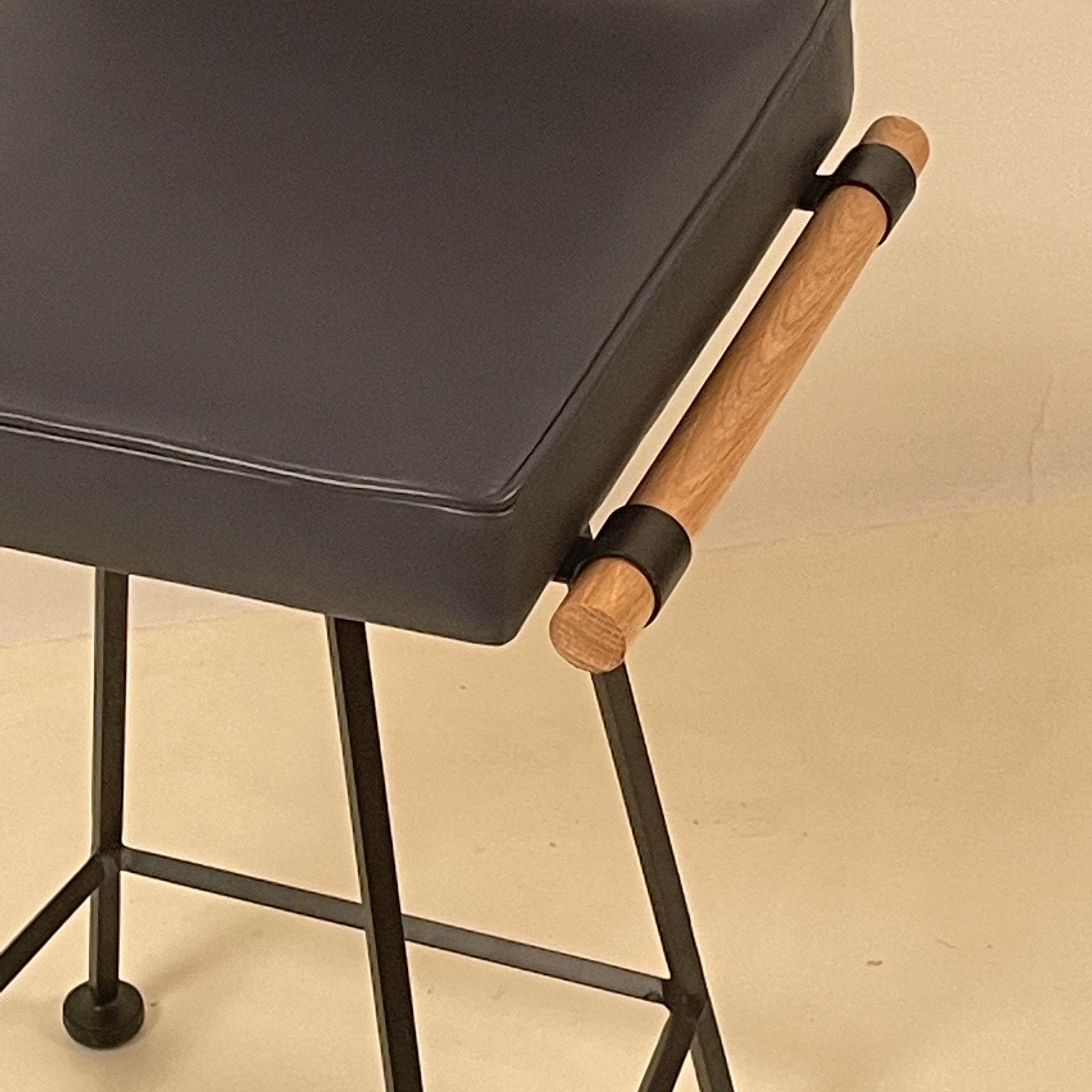 LOS FELIZ black leather stools (4).jpeg