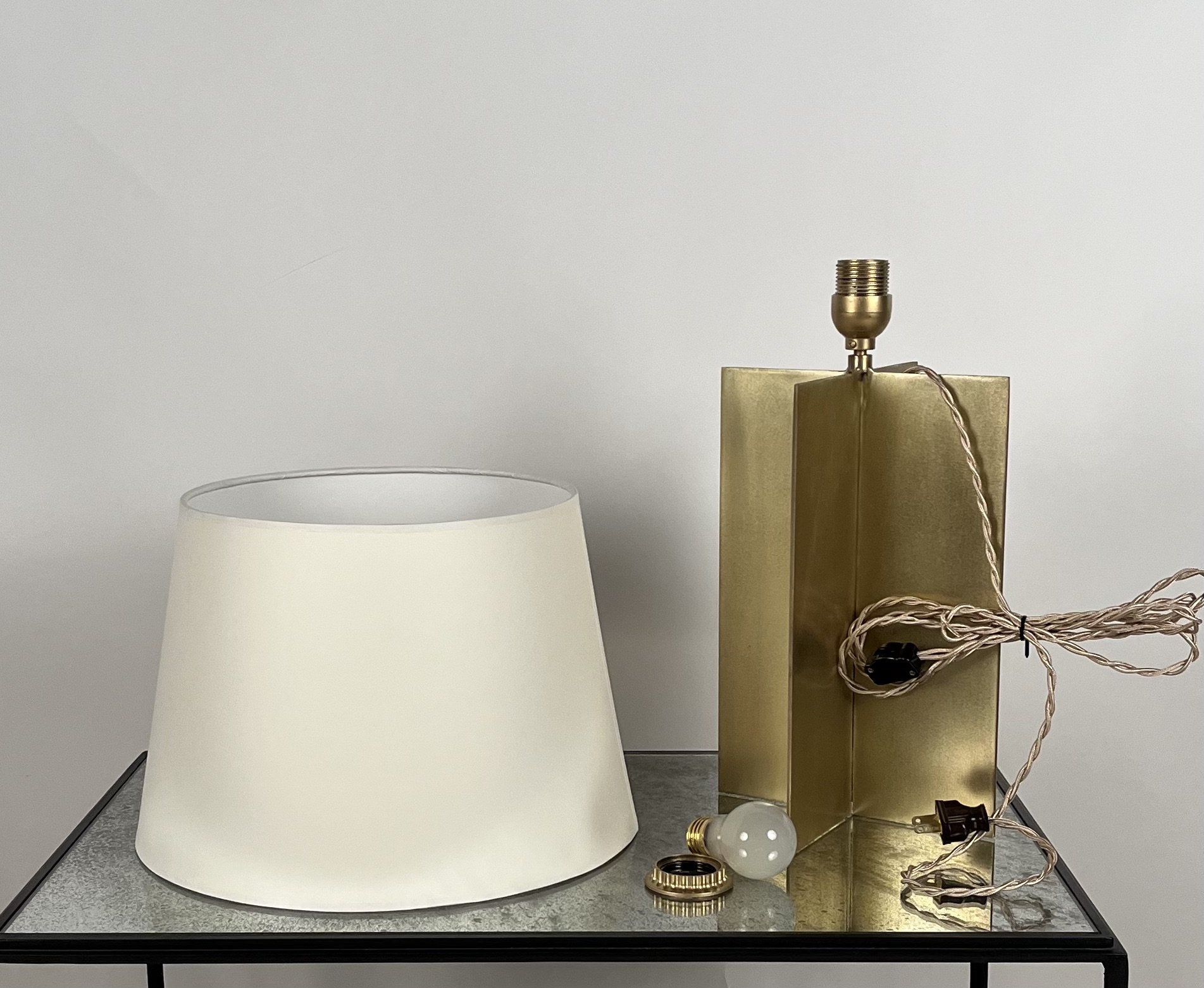 Pair of Brass 'CROISILLON' lamps IMG_6012 2.jpeg