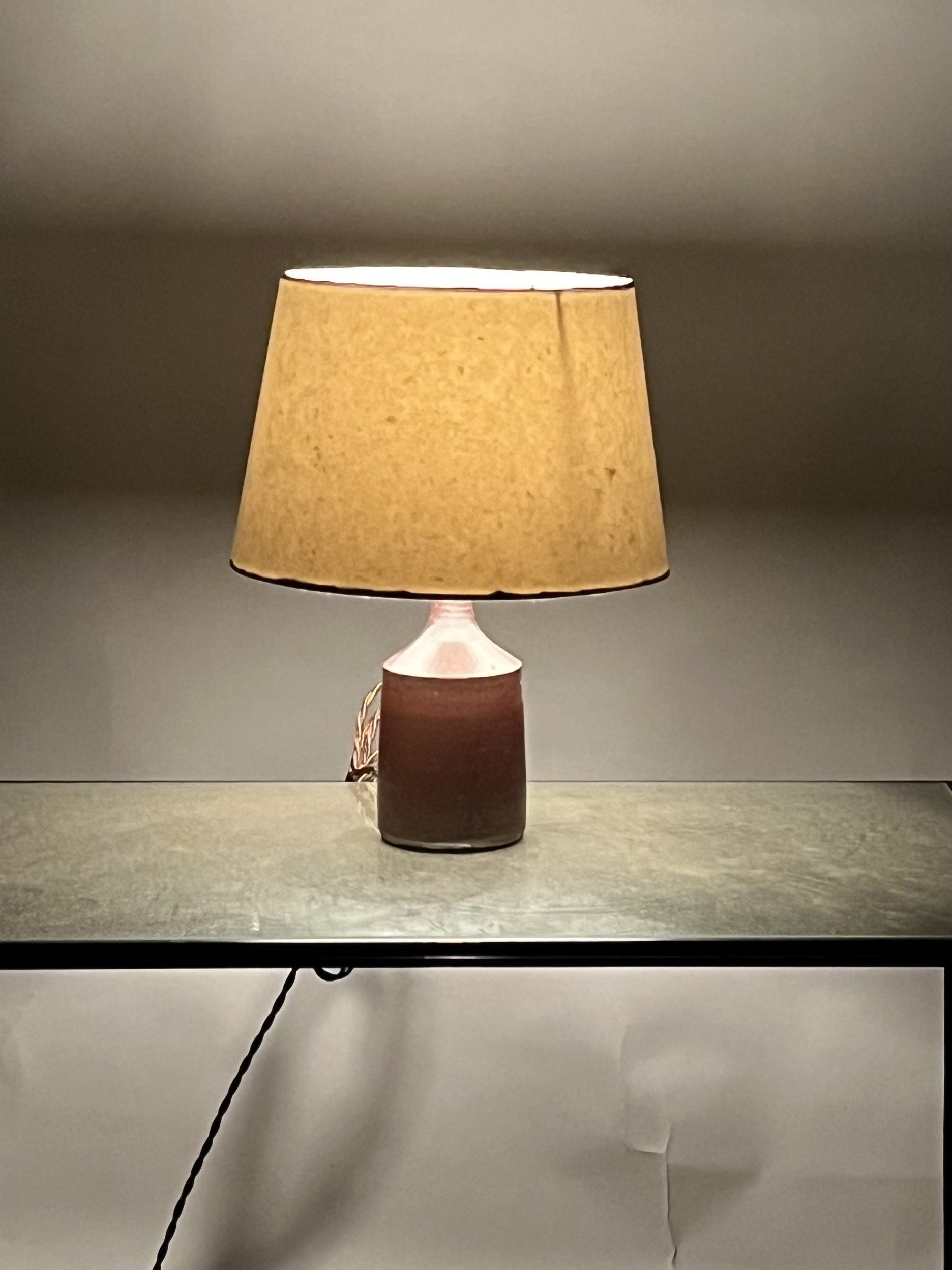 Glazed 'ROULEAU' lamp IMG_5988 3.jpeg