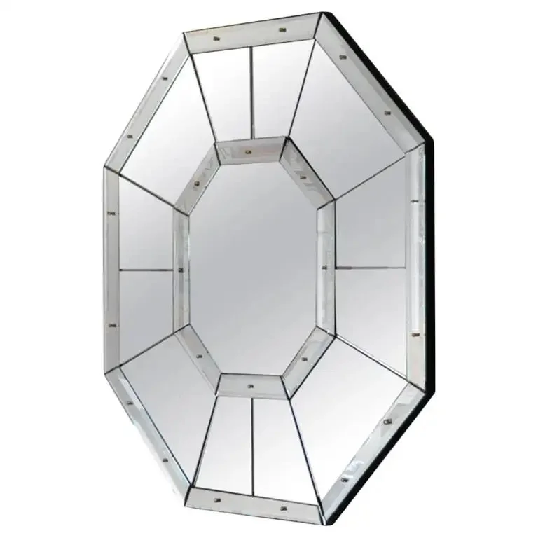 'Octogone' Faceted Mirror by Design Frères