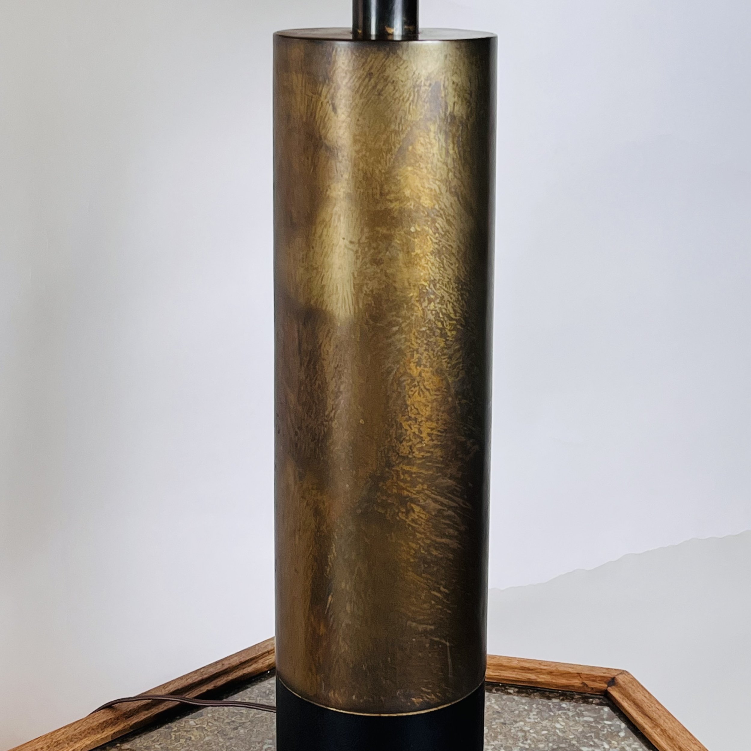 Large Laurel Etched Brass Lamps With Pristine Original Shades-4.jpg