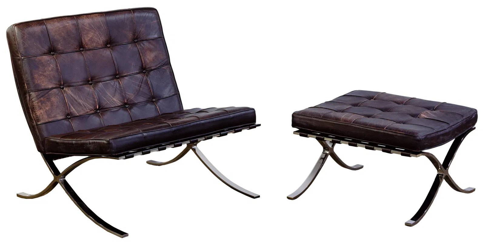 Mies Barcelona Chair and ottoman number 1.jpeg