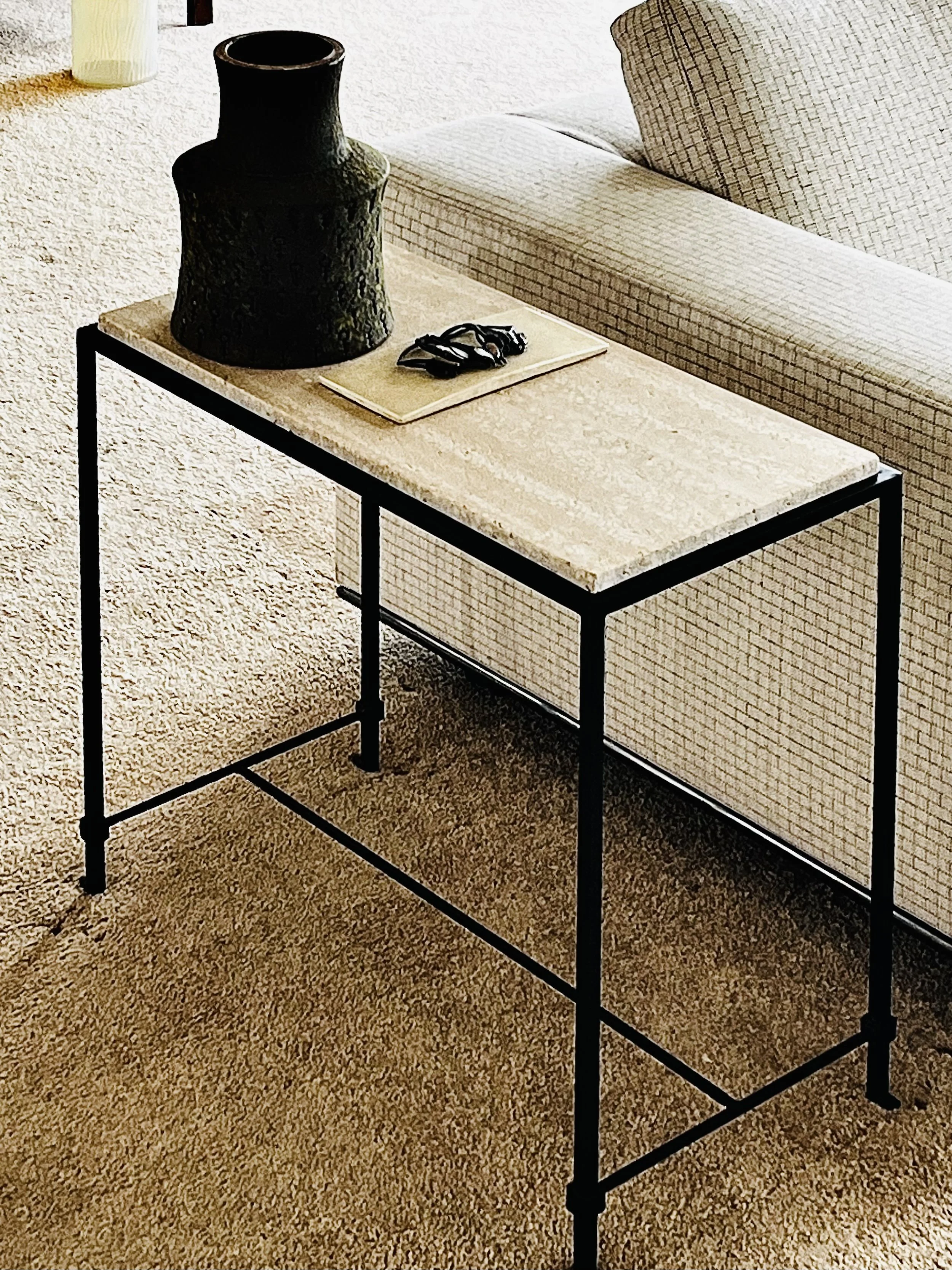 NARROW Diagramme grooved travertine end tables-1.jpg