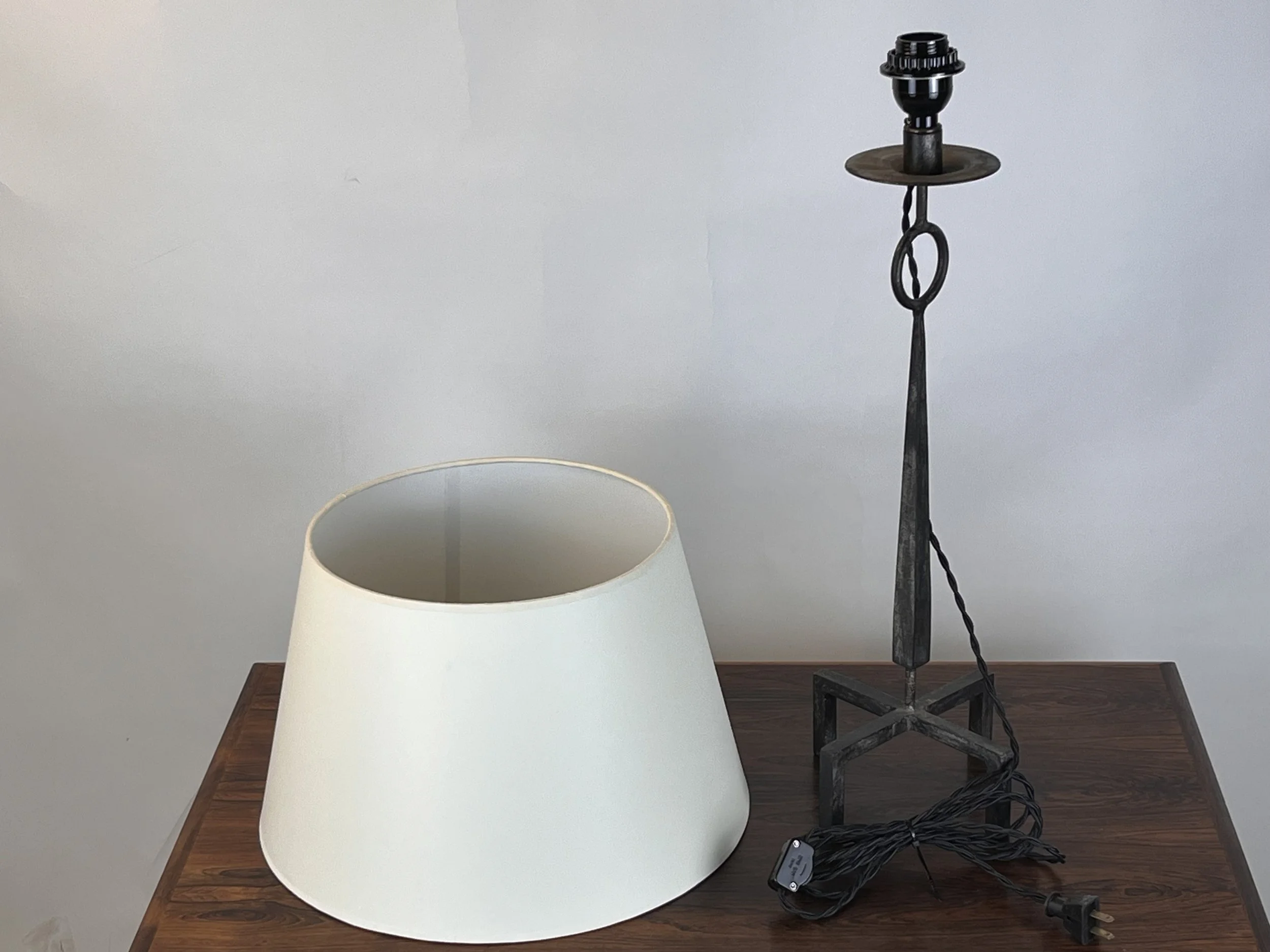 Tall Patinated Wrought Iron Table Lamp-8.jpg