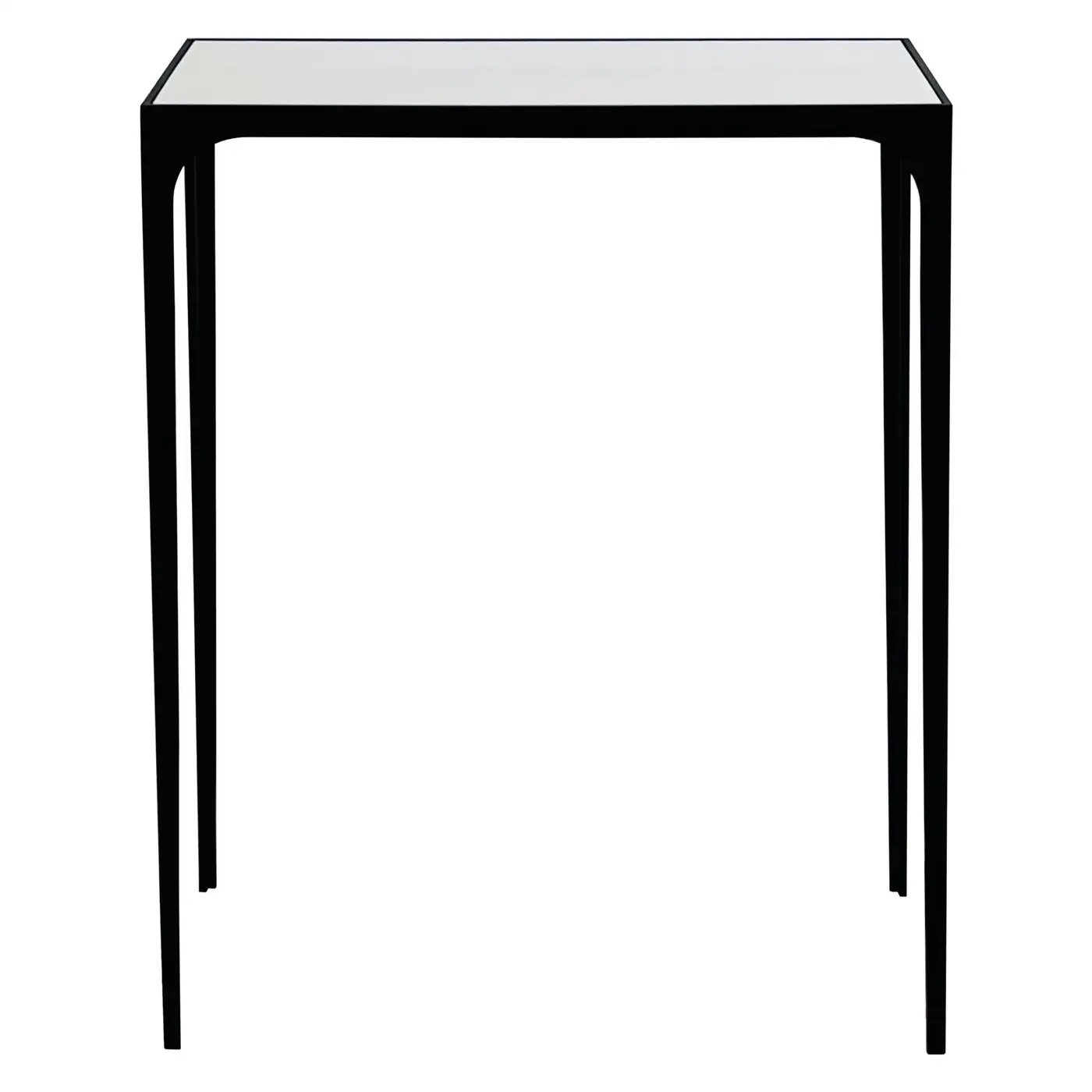 Small 'Esquisse' Wrought Iron and Parchment Console by Design Frères