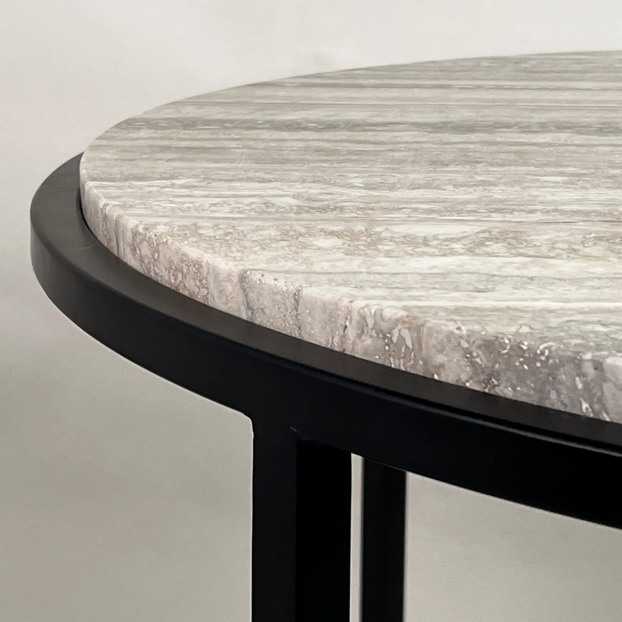 Round Diagramme silver travertine table 32 dia x 25 tall-6.jpg